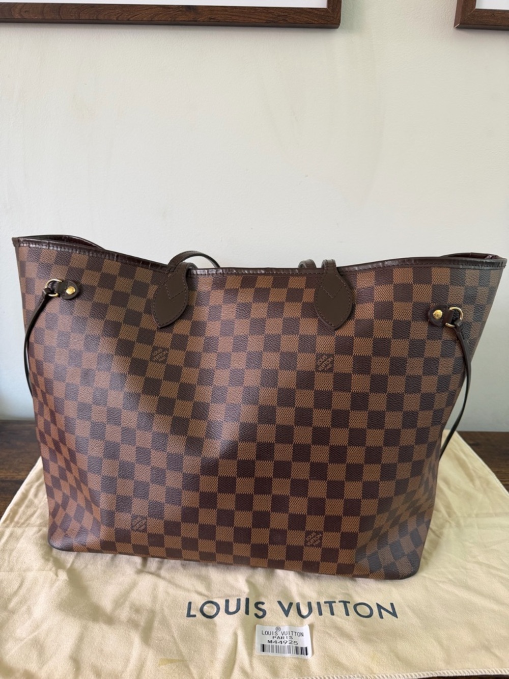 Louis Vuitton Brown Damier Neverfull GM